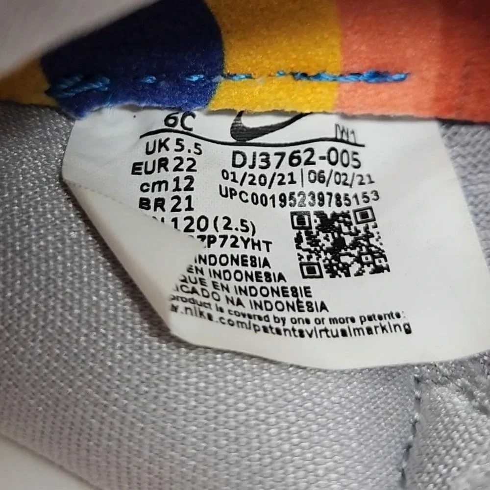 Nike Tune Squad Toddler 6c Lebron 18 Low‎ Sneakers Bugs x Marvin Space Jam